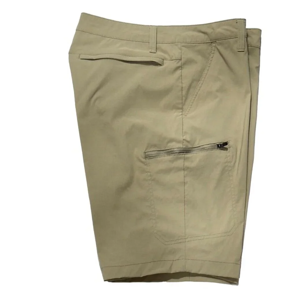 WEATHERPROOF Vintage Men's Regular Fit Khaki Cargo Shorts Nylon/Spandex Size 32 - Picture 6 of 10